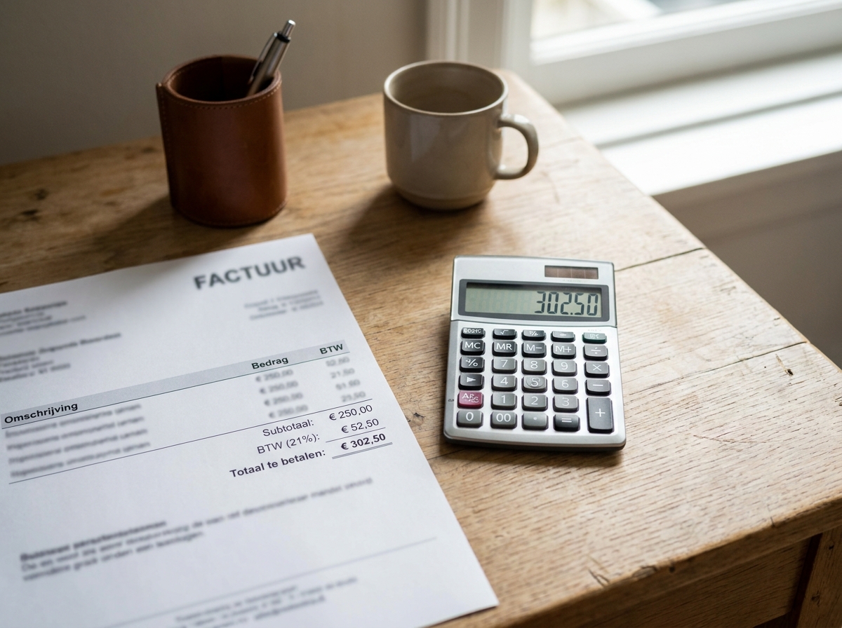 BTW factuur met calculator