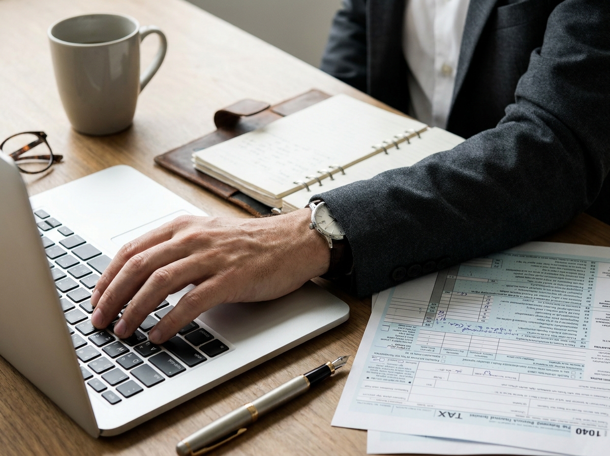 Formele brief opstellen op laptop