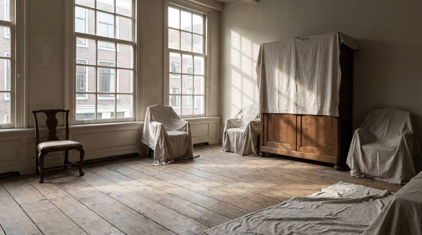 Geerfde woning interieur - erfrechtelijke verkrijging