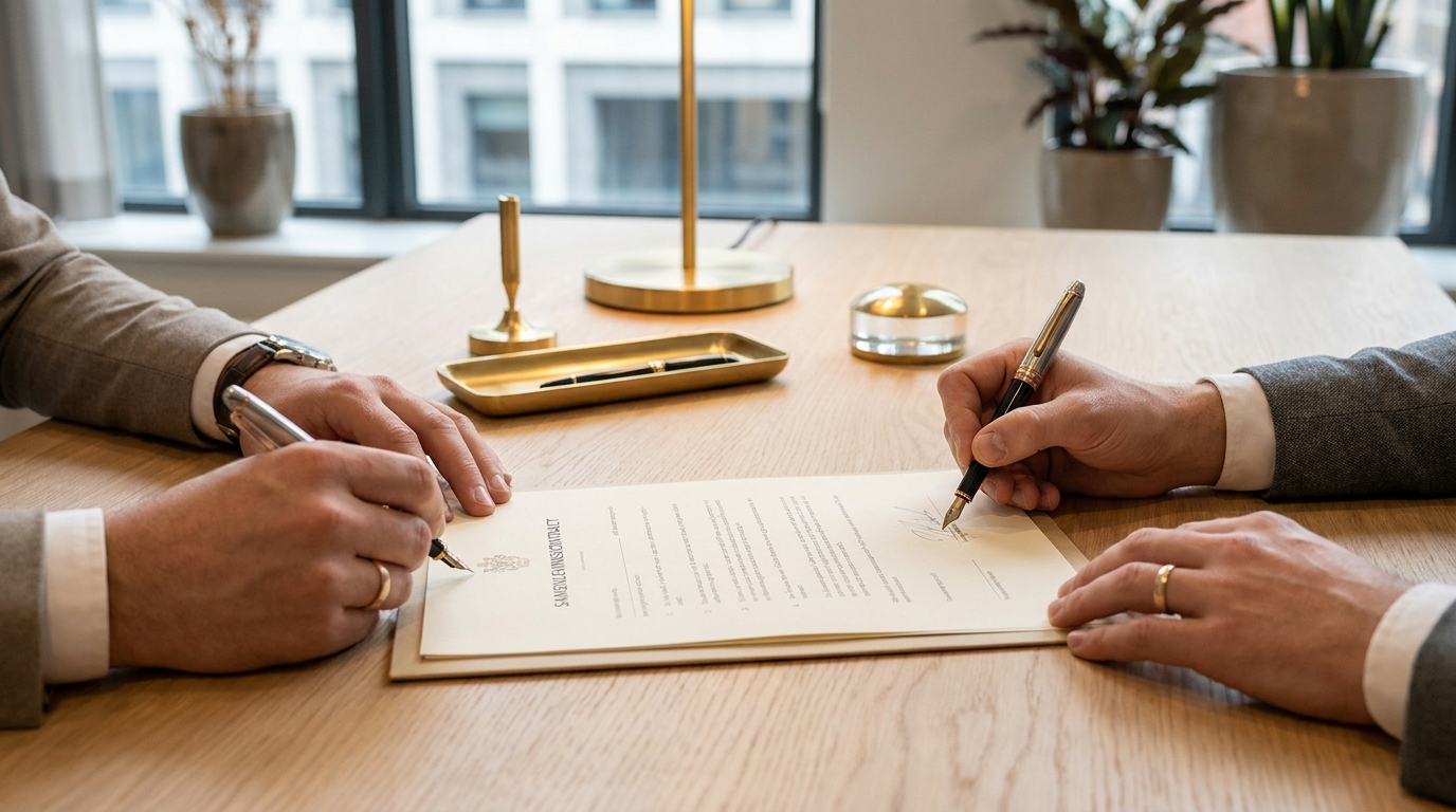 Samenlevingscontract bij notaris ondertekenen