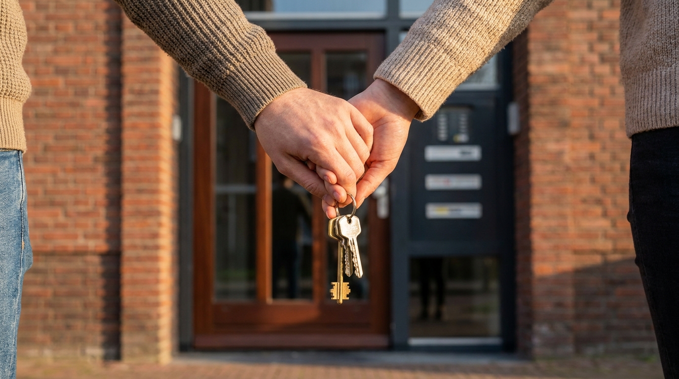 Sleuteloverdracht voor starters op de woningmarkt