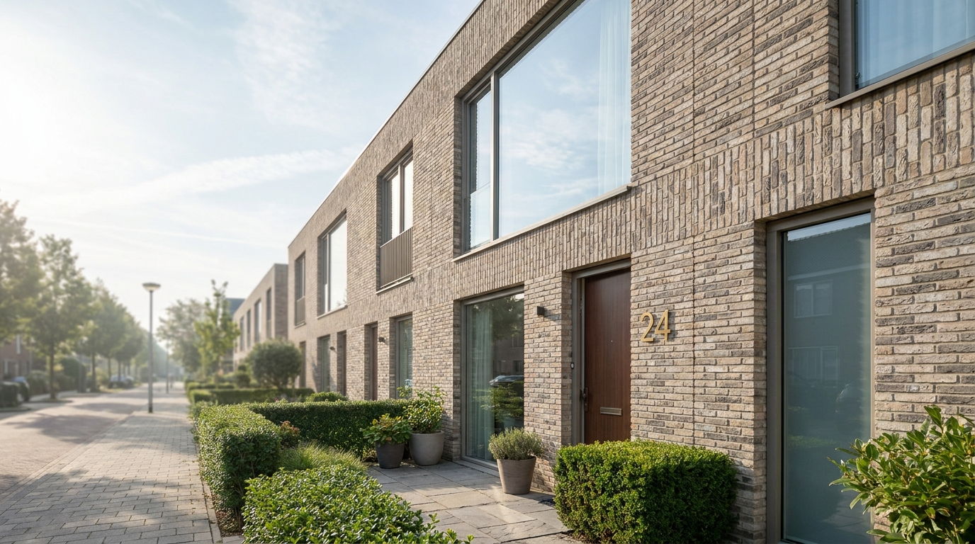 Moderne Nederlandse woning - overdrachtsbelasting bij woningaankoop