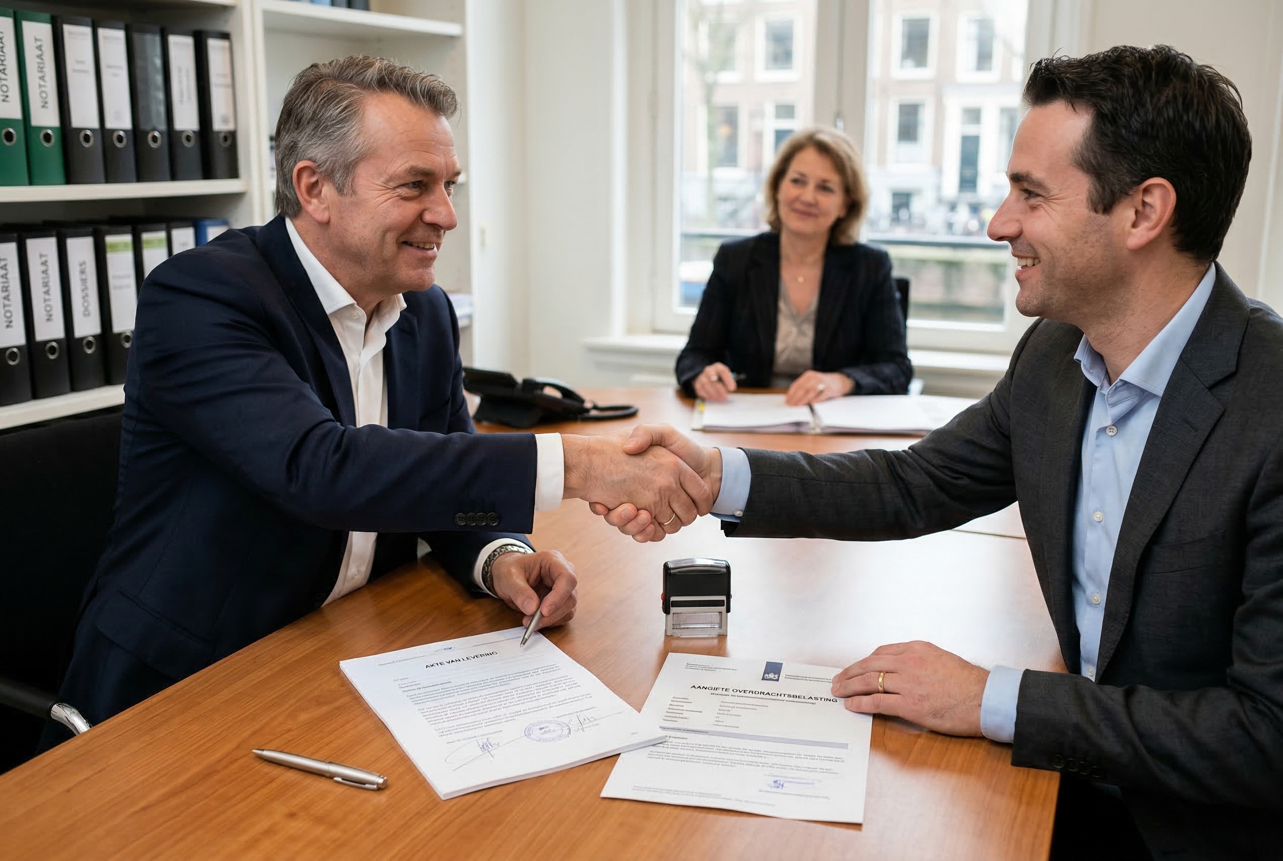 Handdruk notaris